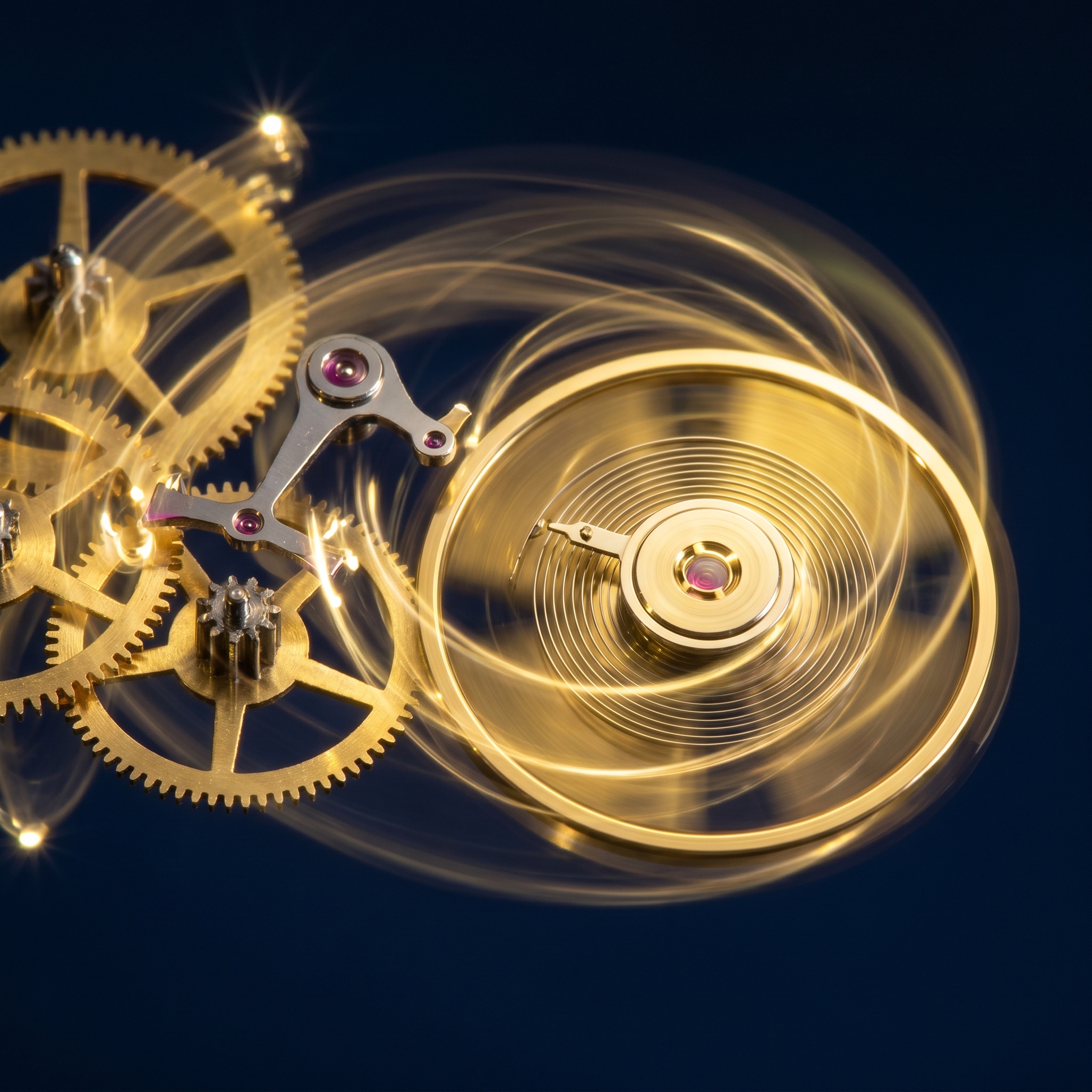 Watch movement timing signature visualization